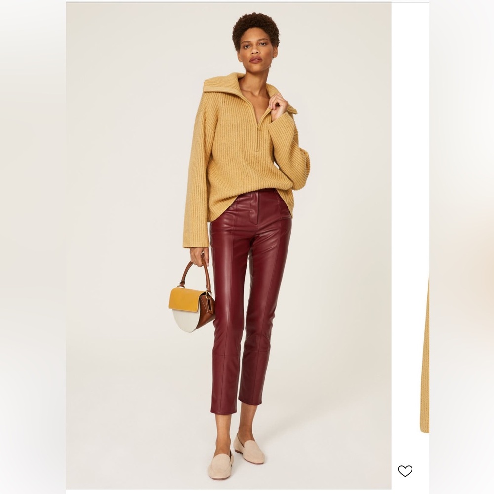 sweet baby jamie yellow half zip sweater - AK